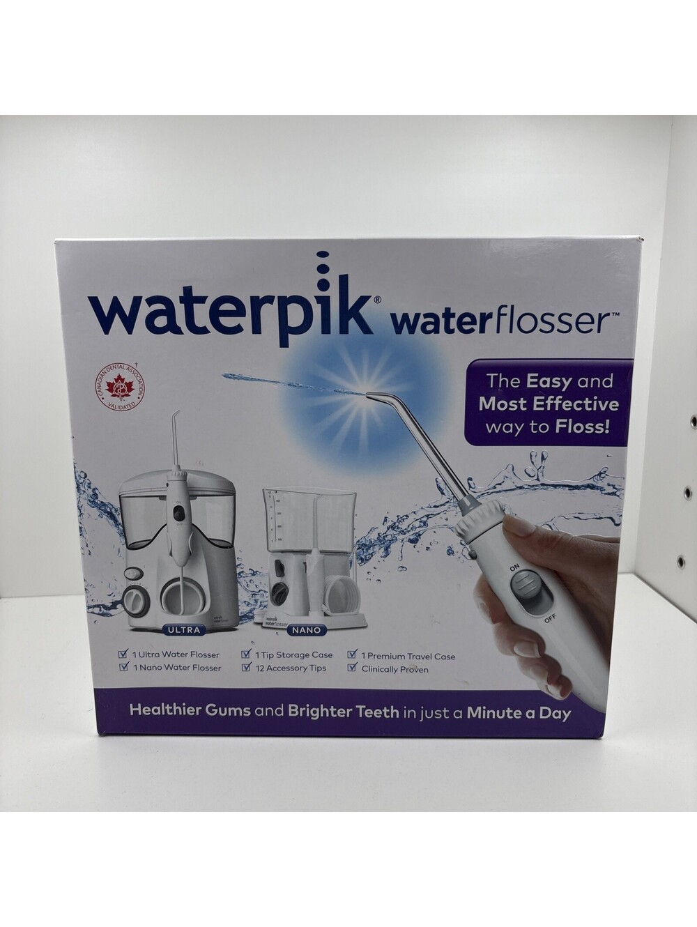 Waterpik Ultra Plus and Cordless Pearl Water Flosser Combo - Factory Sealed